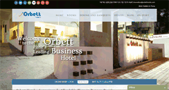 Desktop Screenshot of orbetthotels.com