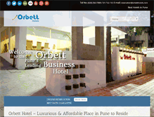 Tablet Screenshot of orbetthotels.com